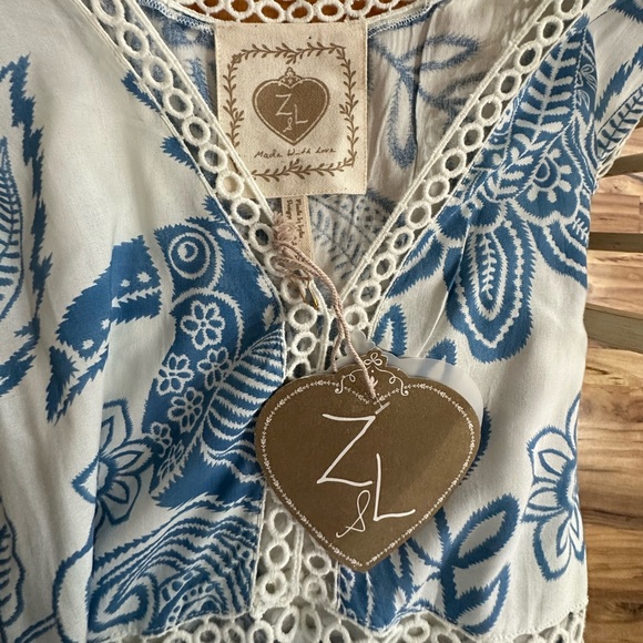 Anthropologie Z&L Toucan Summer Beach Dress Medium - Picture 3 of 3